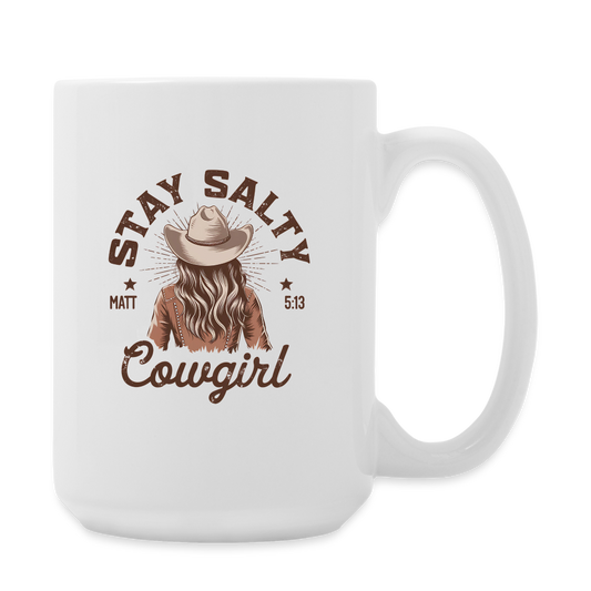 Stay Salty - 15 oz Mug - white