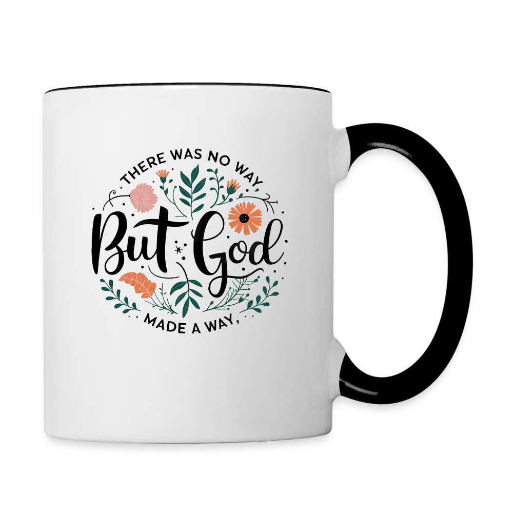 God Made a Way - 11 oz Mug - white/black