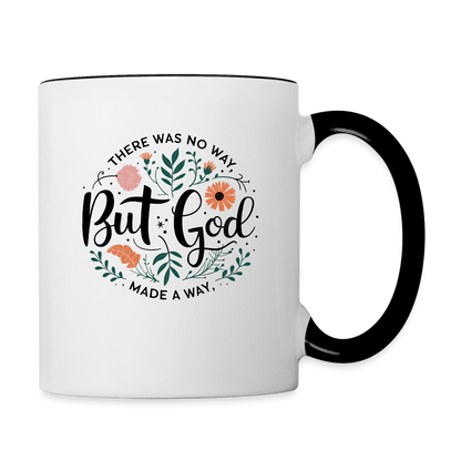 God Made a Way - 11 oz Mug - white/black