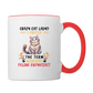 Cat Lady Mug - 11 oz - white/red