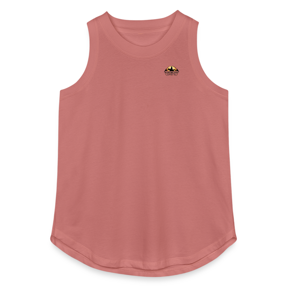 Women's Relaxed Tank Top - mauve