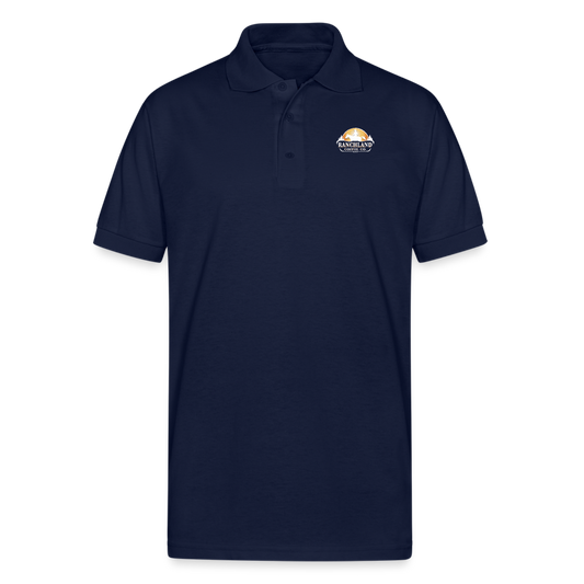 Gildan Unisex 50/50 Jersey Polo - navy