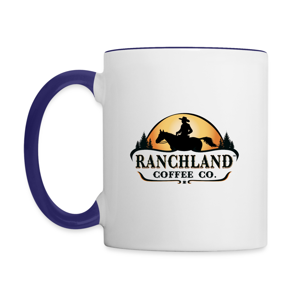 Military - 11 oz Mug - white/cobalt blue