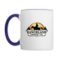 Military - 11 oz Mug - white/cobalt blue