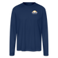 Men's Moisture Wicking Performance Long Sleeve T-Shirt - navy