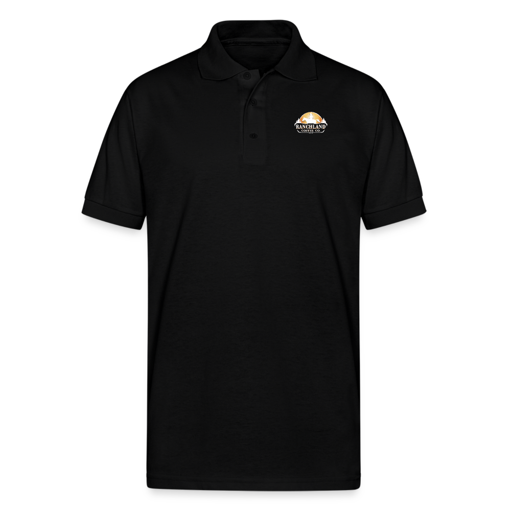 Gildan Unisex 50/50 Jersey Polo - black