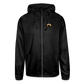 Unisex Lightweight Windbreaker Jacket - black