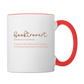 Booktrovert Mug - 11 oz - white/red